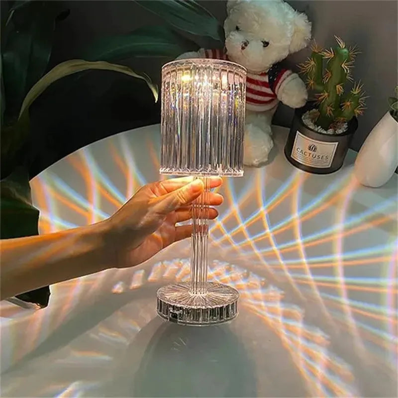 Gatsby Diamond Crystal Table Lamp
